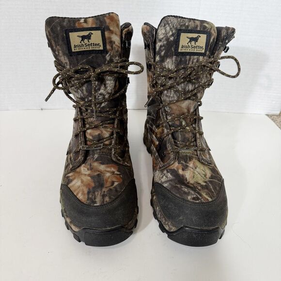 Red Wing Irish Setter 3859 Shadow Trek Camo‎ Waterproof Hunting Boots Size 8.5 D main image 4